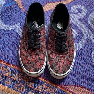 Rare Disney X Vans Mickey Mouse low tops W 8 M 6.5
